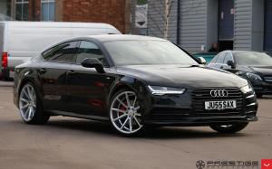 Audi A7 Sportback TDI Qattro S-Line on Vossen Wheels (VFS1) 2016 года (UK)